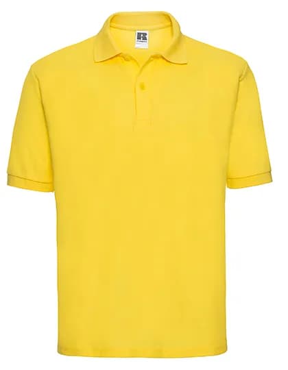 Mens Classic Polycotton Polo - Yellow