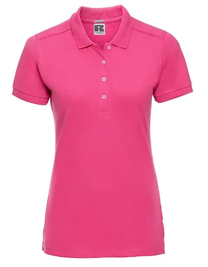 Ladies Fitted Stretch Polo - Fuchsia