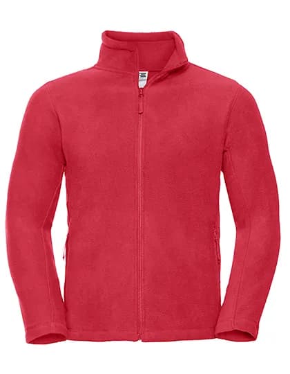 Men´s Full Zip Outdoor Fleece - Classic Red