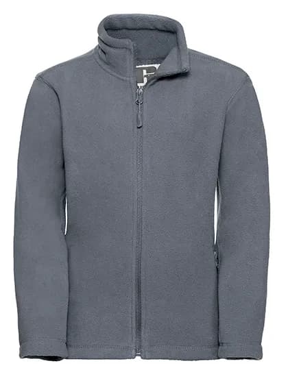 Kids Full Zip Outdoor Fleece - Convoy Grey (Solid)