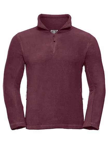 Quarter Zip Outdoor Fleece - Burgundy