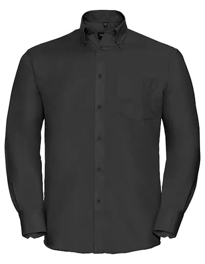 Mens Long Sleeve Classic Ultimate Non-Iron Shirt - Black