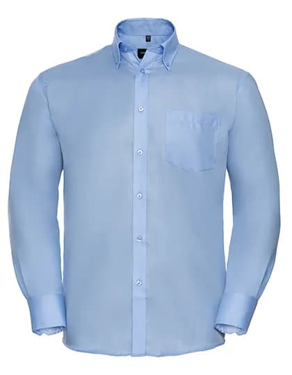 Mens Long Sleeve Classic Ultimate Non-Iron Shirt - Bright Sky