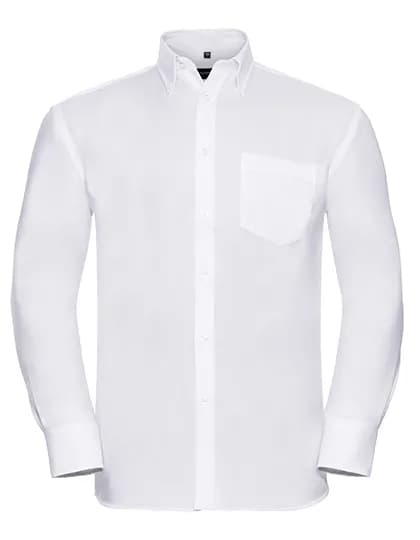 Mens Long Sleeve Classic Ultimate Non-Iron Shirt - White