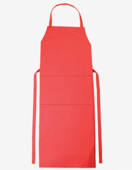 Bib Apron Verona Classic Bag 90 x 75 cm - Red