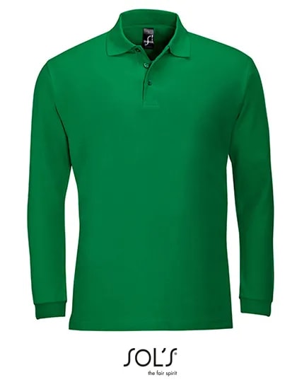 Long Sleeve Polo Winter II - Kelly Green