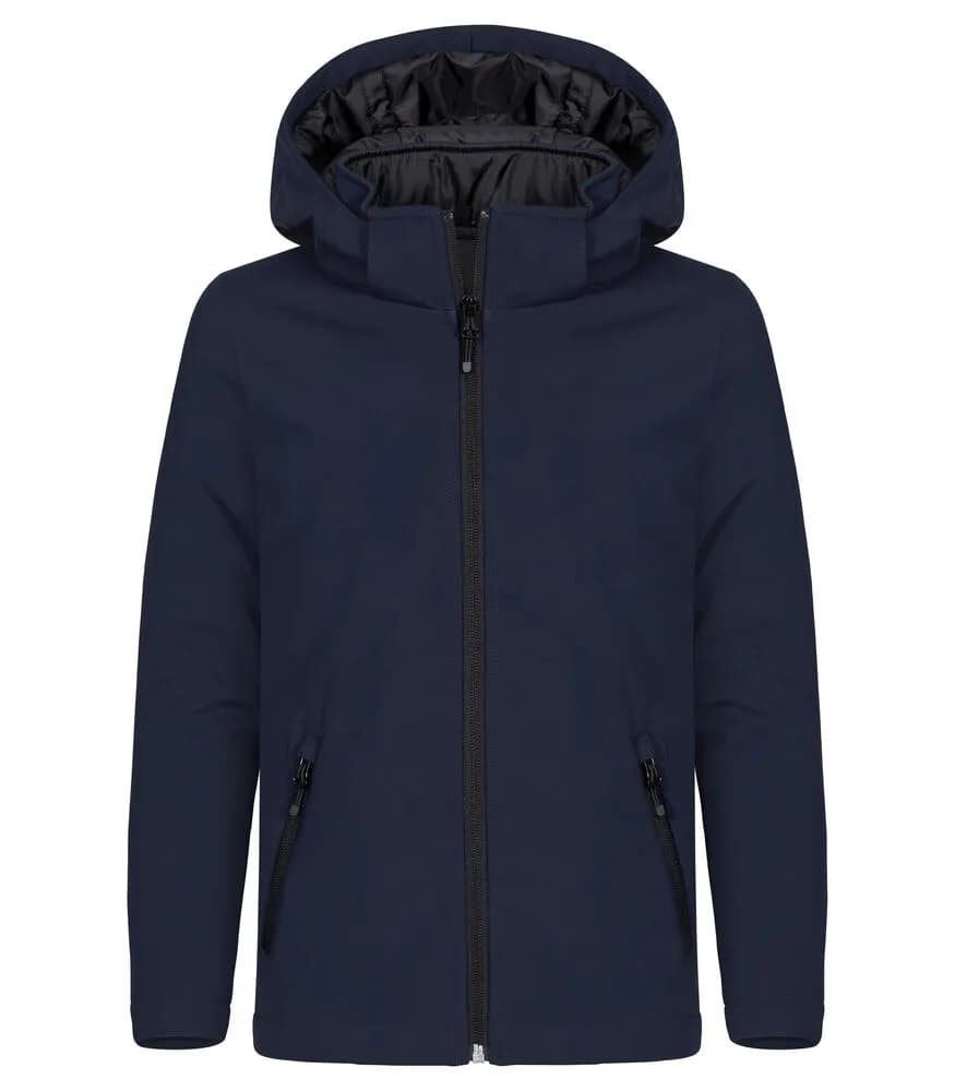 Padded Hoody Softshell Junior - Navy