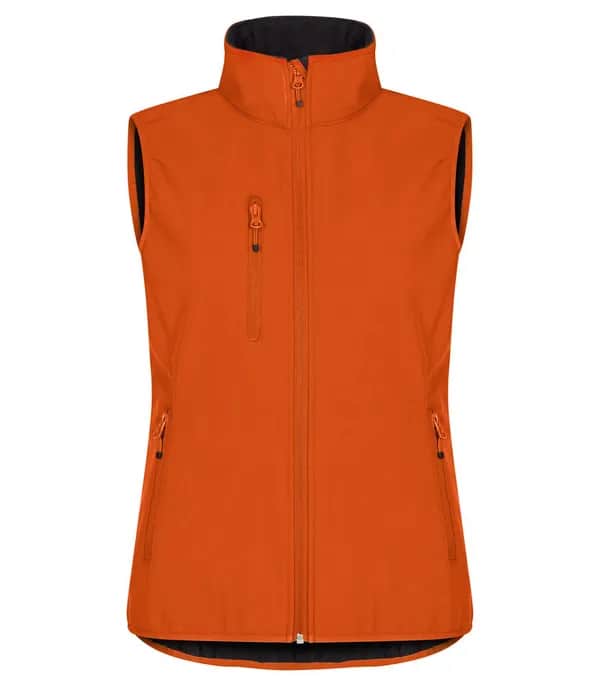 Classic Softshell Vest Women - Blood Orange