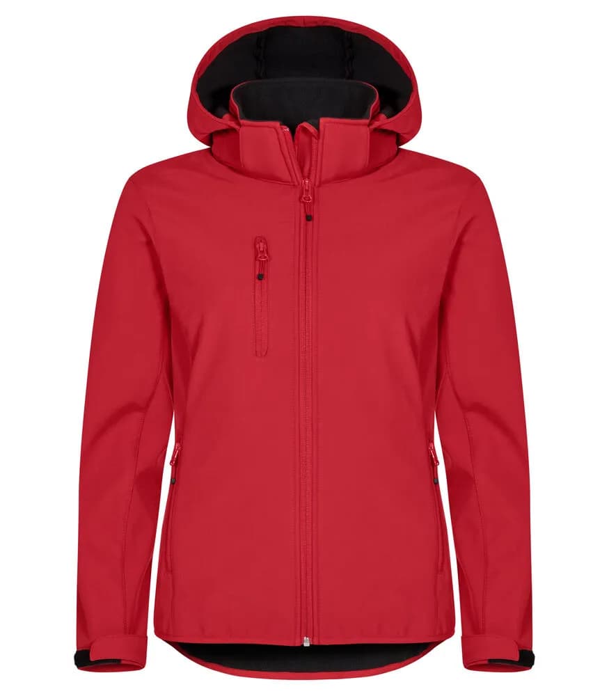 Classic Softshell Hoody Women - Red