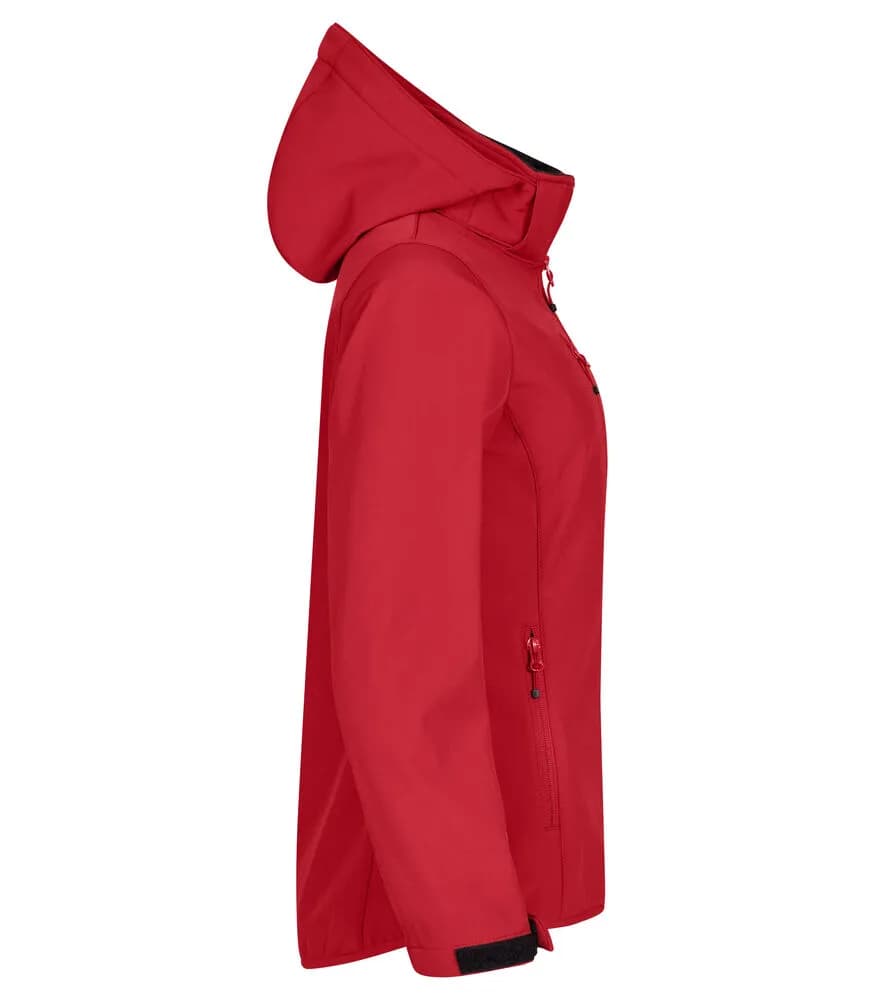 Classic Softshell Hoody Women - Red