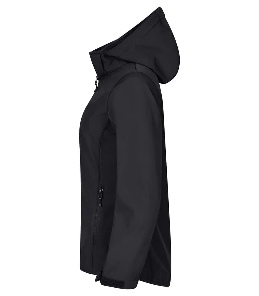 Classic Softshell Hoody Women - Black