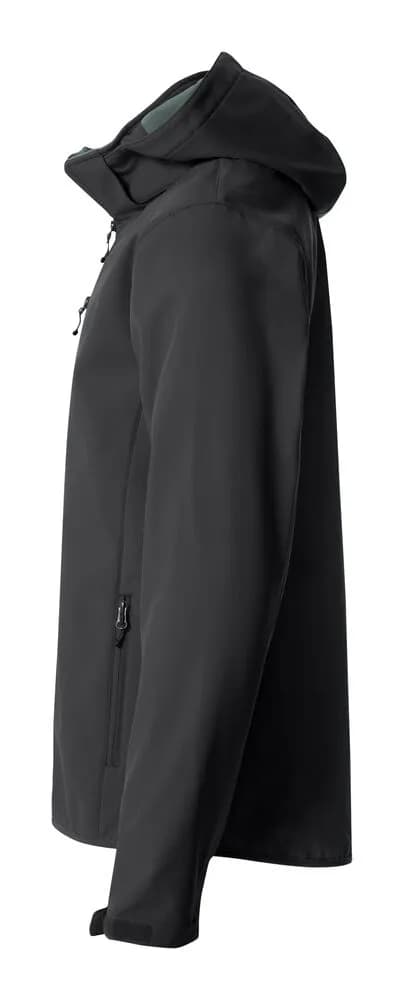 Basic Hoody Softshell - Black