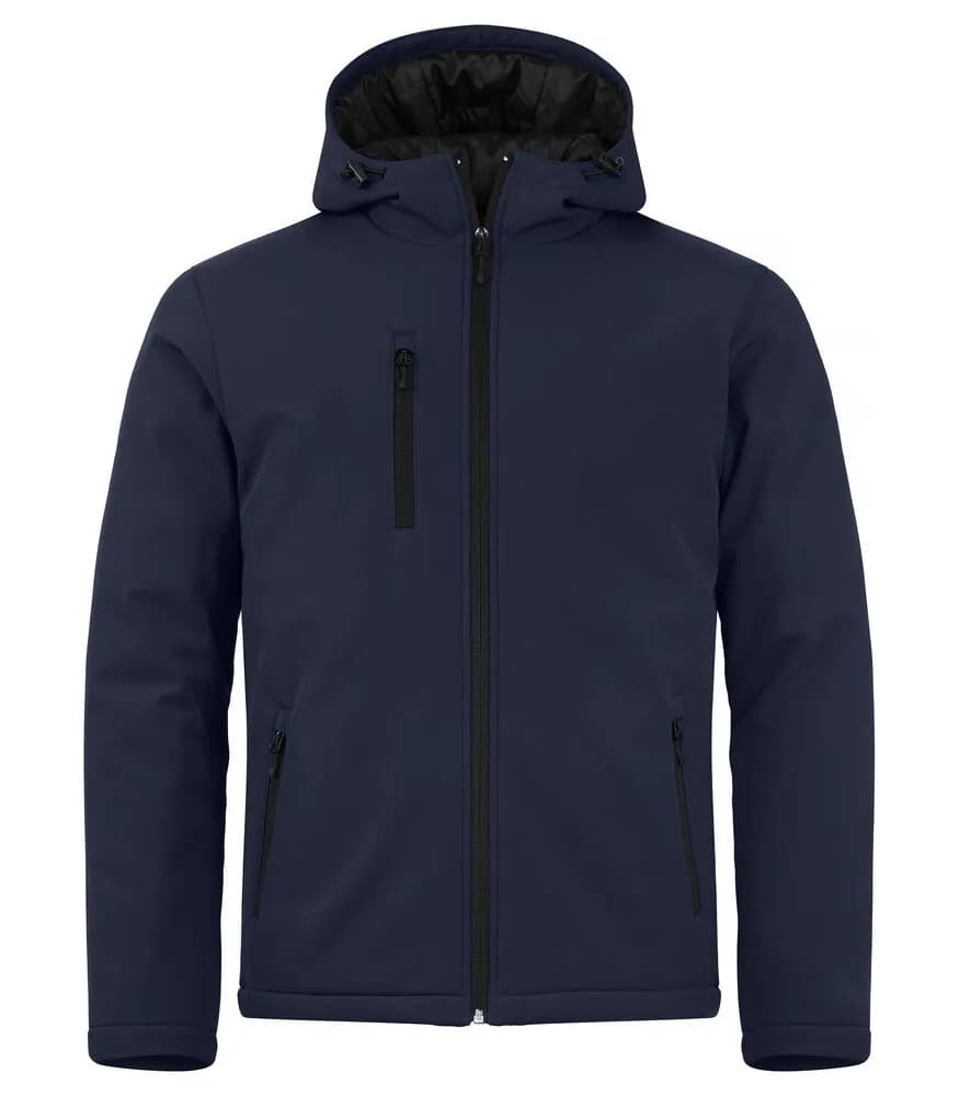Padded Hoody Softshell - Dark Navy