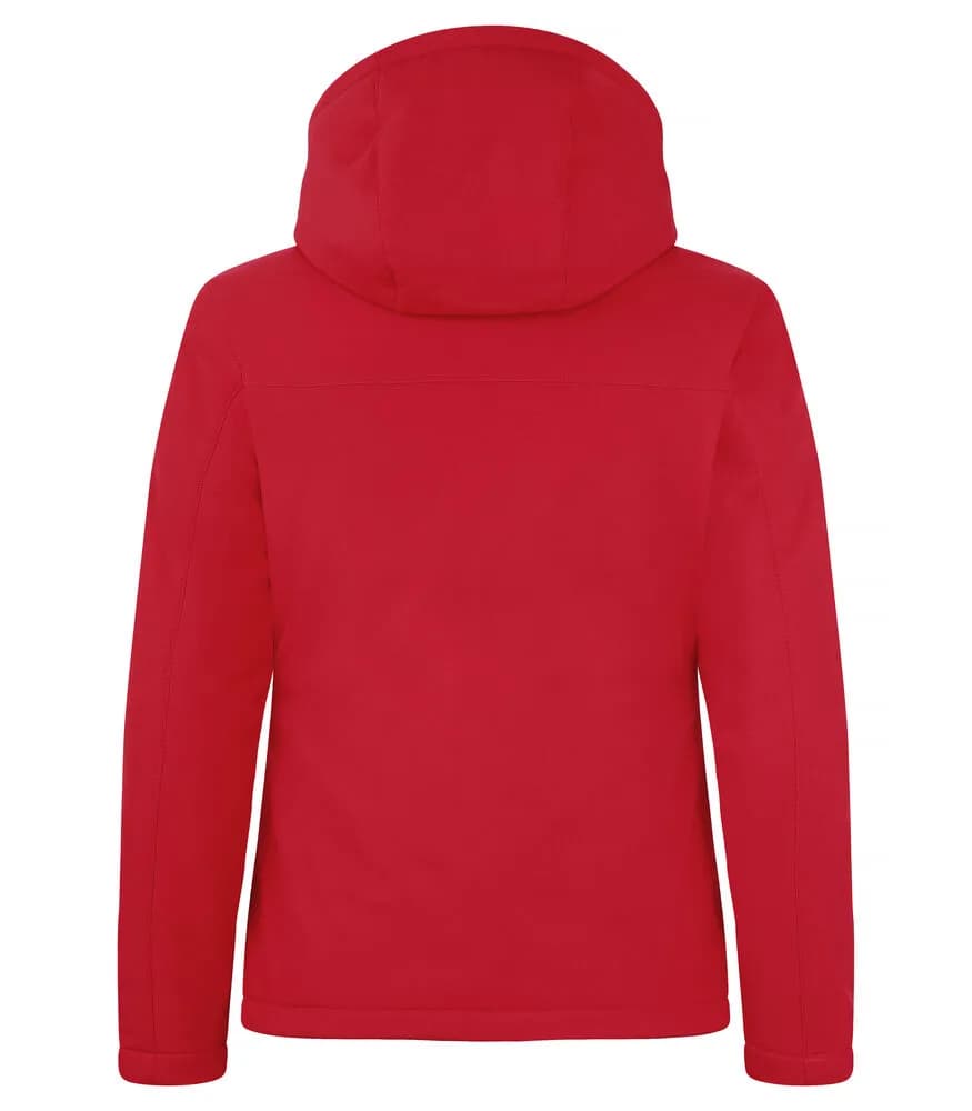 Padded Hoody Softshell Women - Red