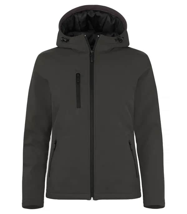 Padded Hoody Softshell Women - Dark Grey
