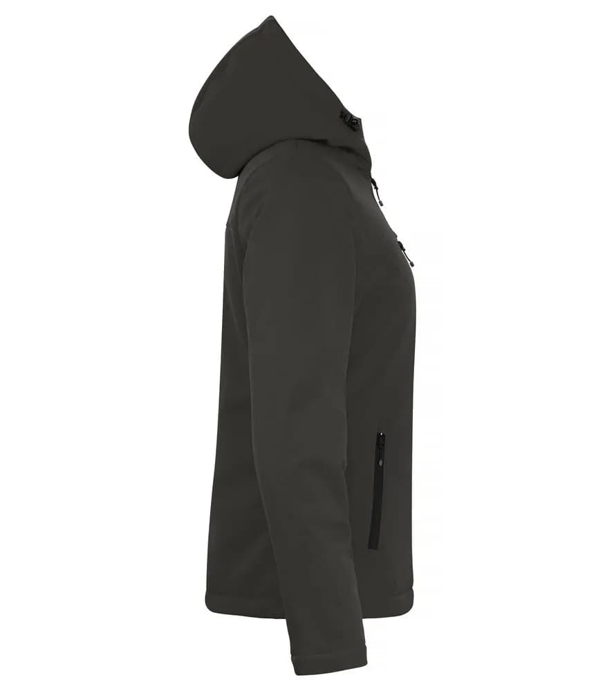 Padded Hoody Softshell Women - Dark Grey