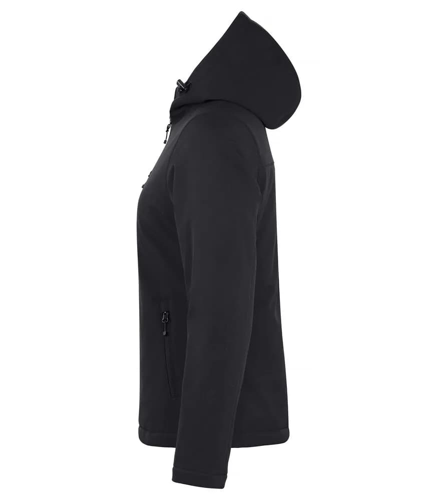Padded Hoody Softshell Women - Black