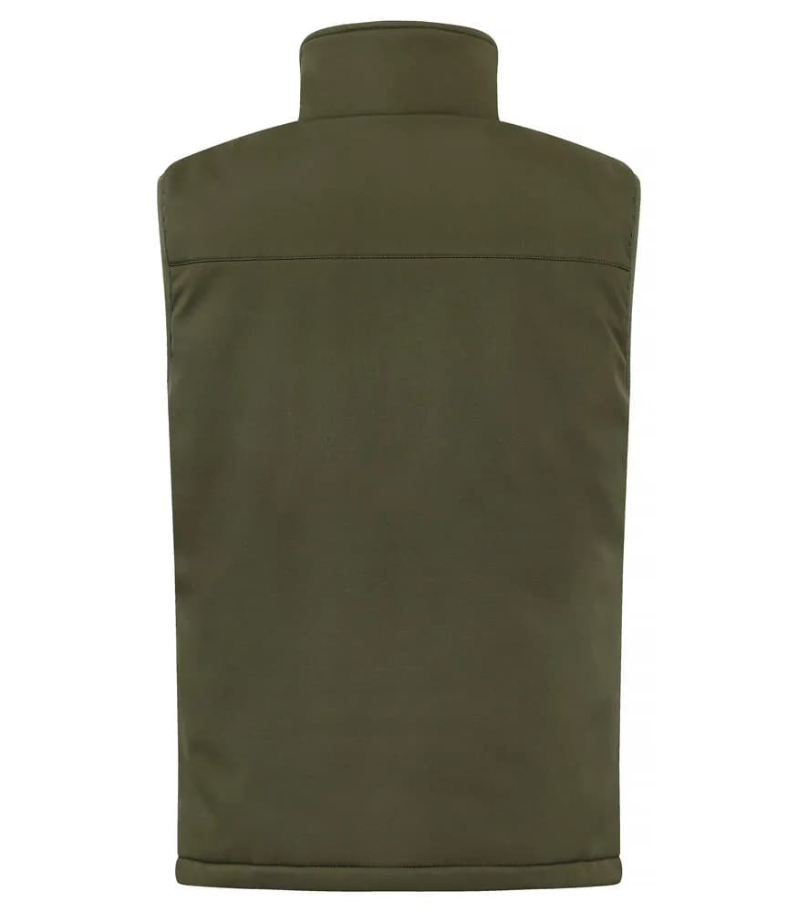 Padded Softshell Vest - Fog Green