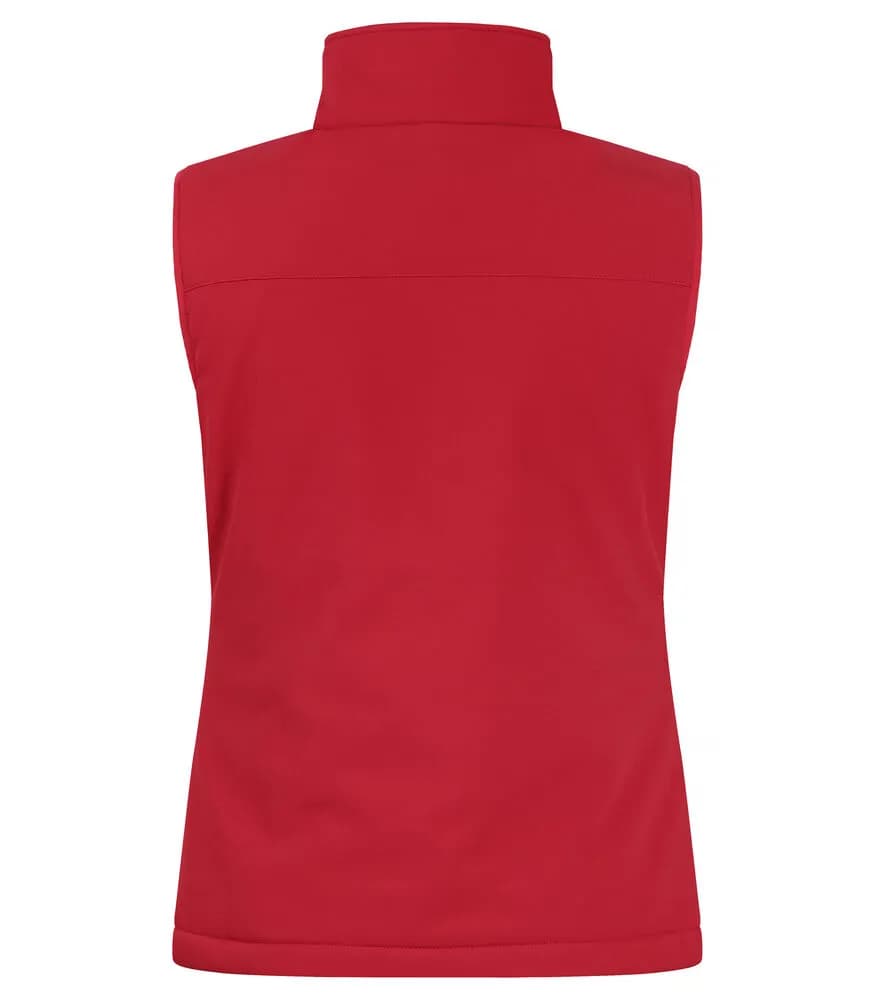 Padded Softshell Vest Women - Red