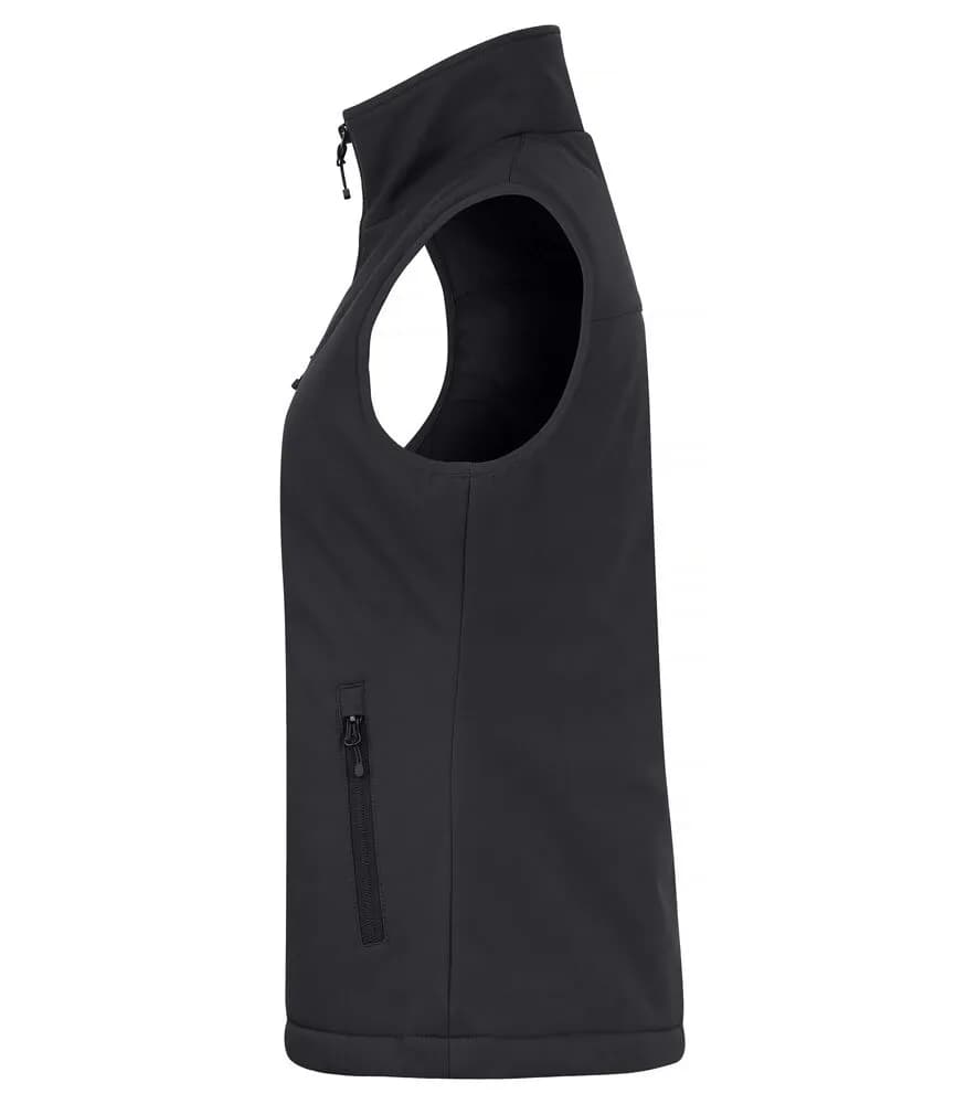 Padded Softshell Vest Women - Black