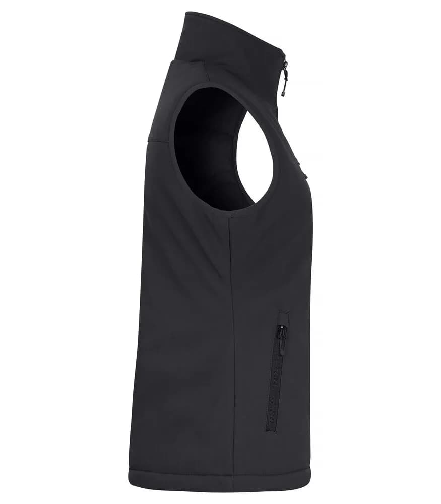 Padded Softshell Vest Women - Black