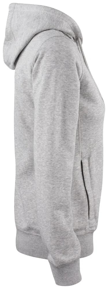 Premium Oc Hoody Full Zip Women - Grey Melange