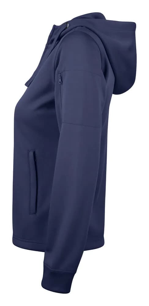 Basic Active Hoody Full Zip Women - Dark Navy