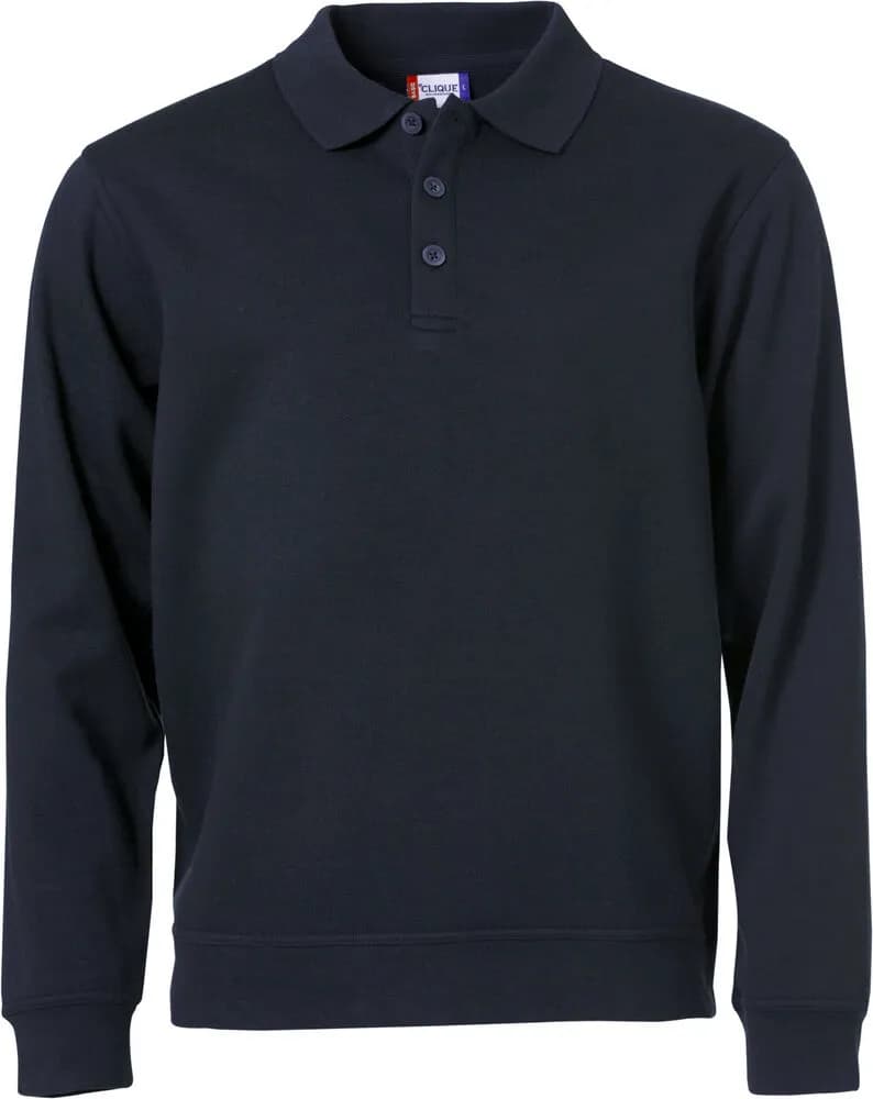 Basic Polo Sweater - Dark Navy
