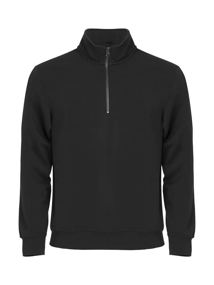 Basic Half Zip - Black