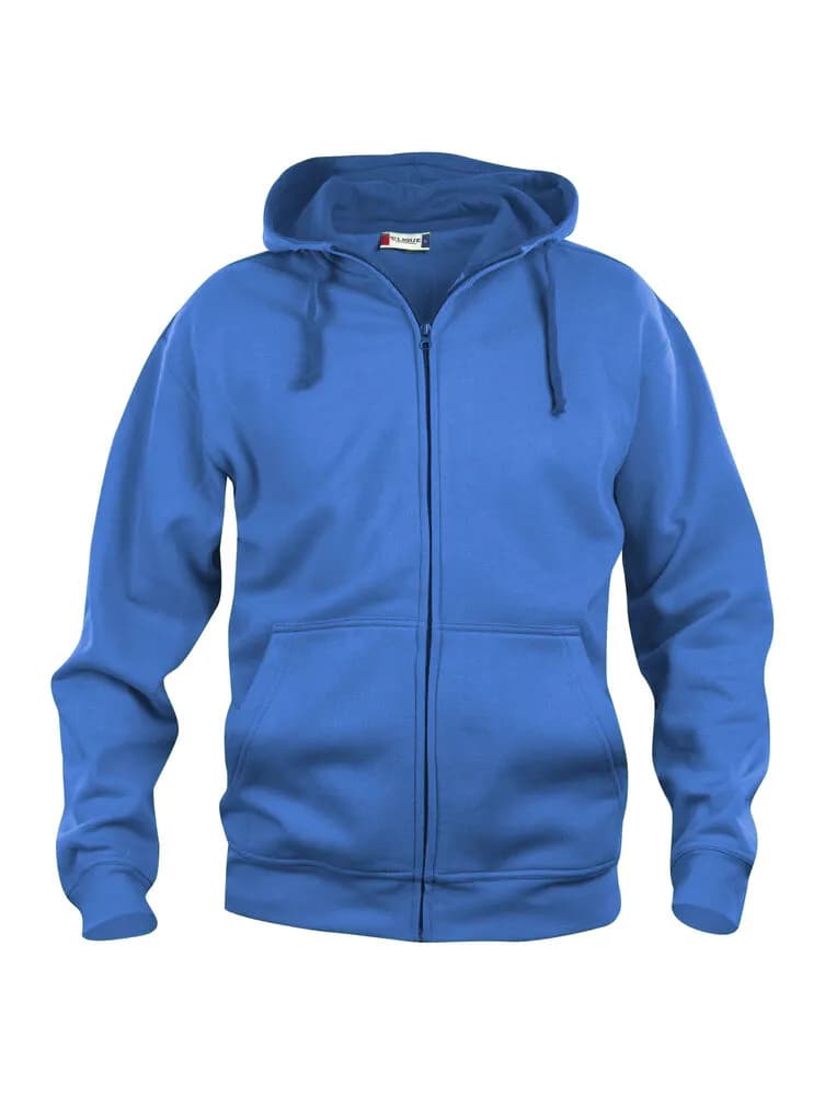 Basic Hoody Full Zip - Royal Blue