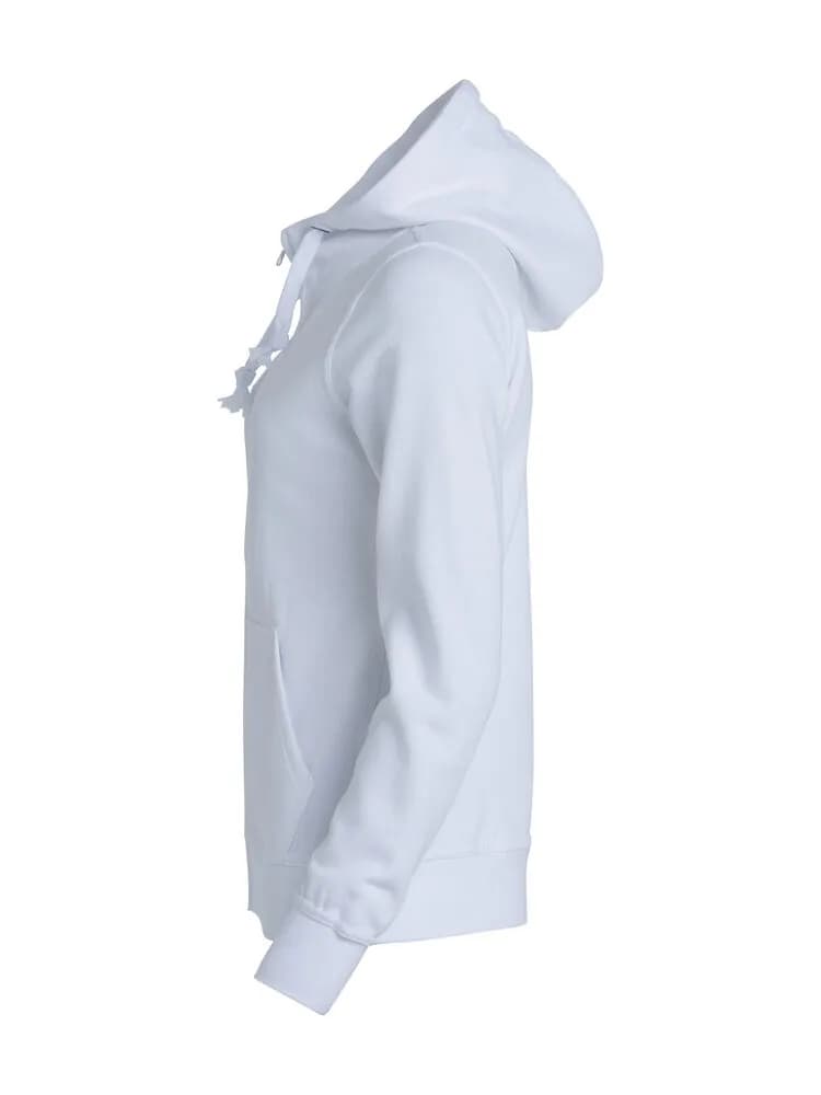 Basic Hoody Full Zip Women - White
