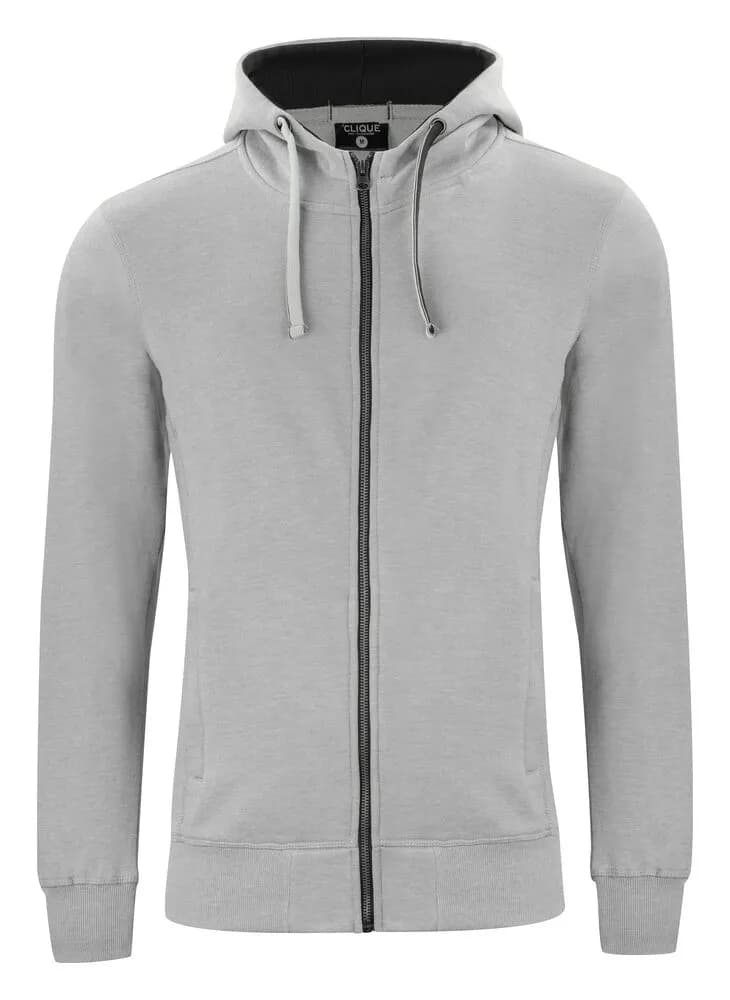 Classic Hoody Full Zip - Grey Melange