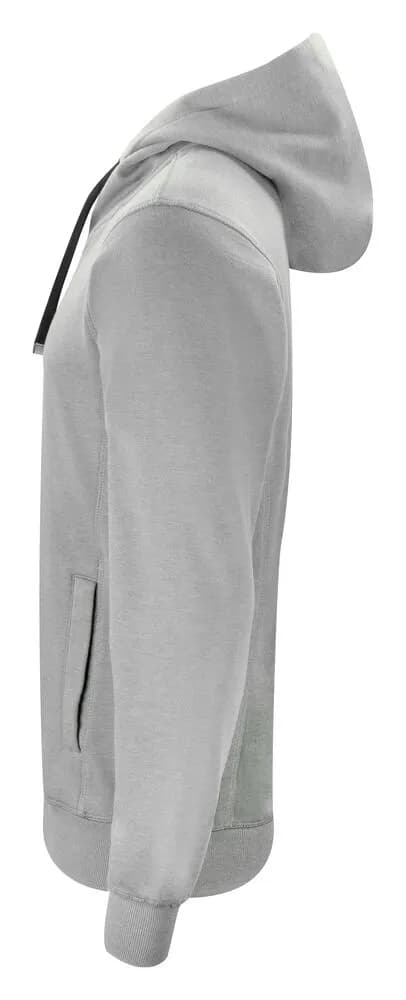 Classic Hoody Full Zip - Grey Melange