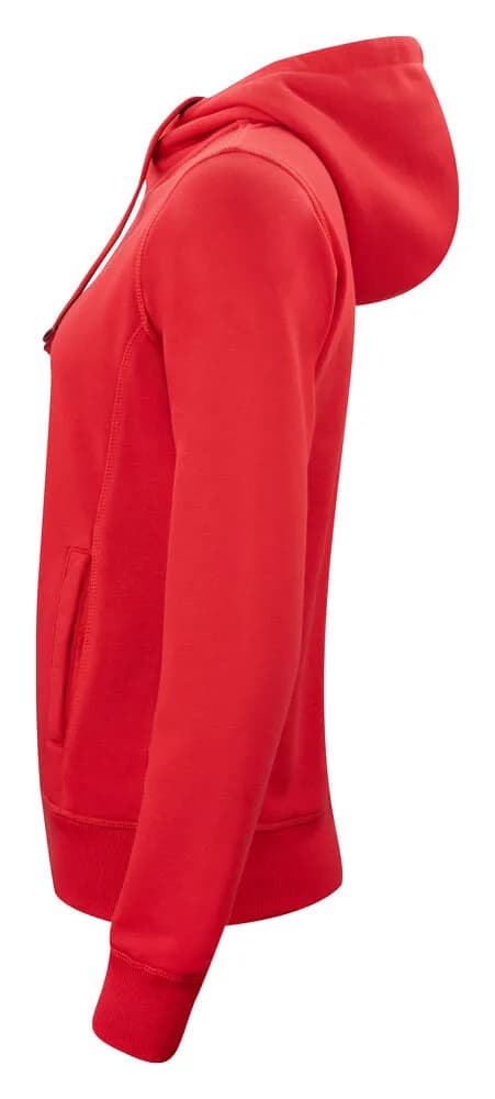 Classic Hoody Full Zip Women - Red
