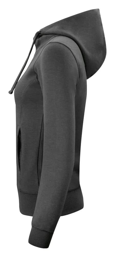 Classic Hoody Full Zip Women - Anthracite Melange