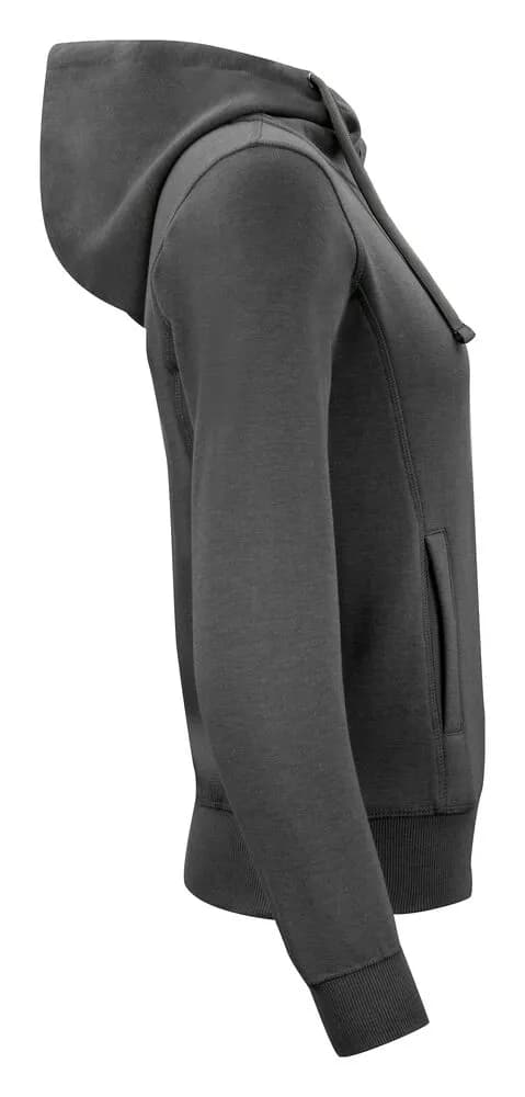 Classic Hoody Full Zip Women - Anthracite Melange
