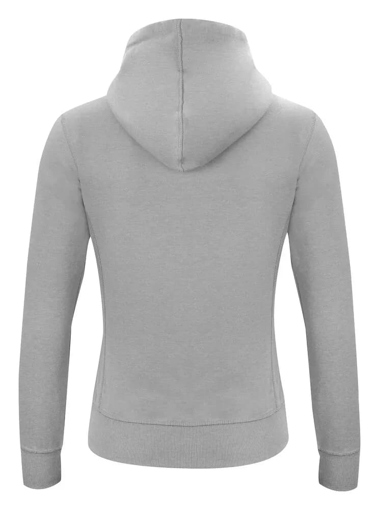 Classic Hoody Full Zip Women - Grey Melange