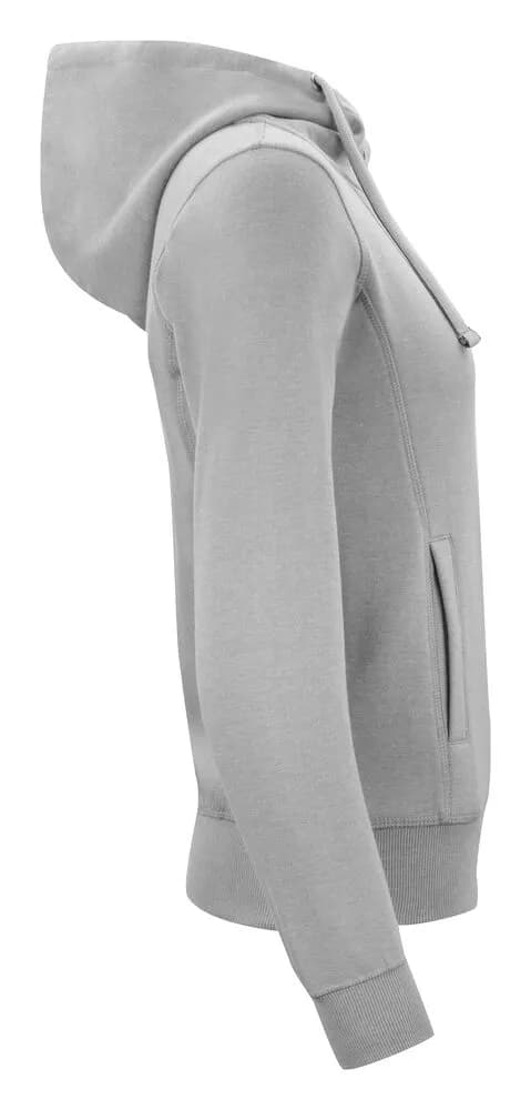 Classic Hoody Full Zip Women - Grey Melange