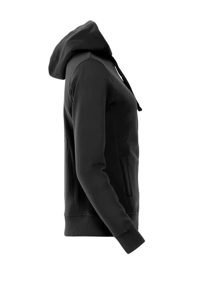 Classic Hoody Full Zip Women - Black