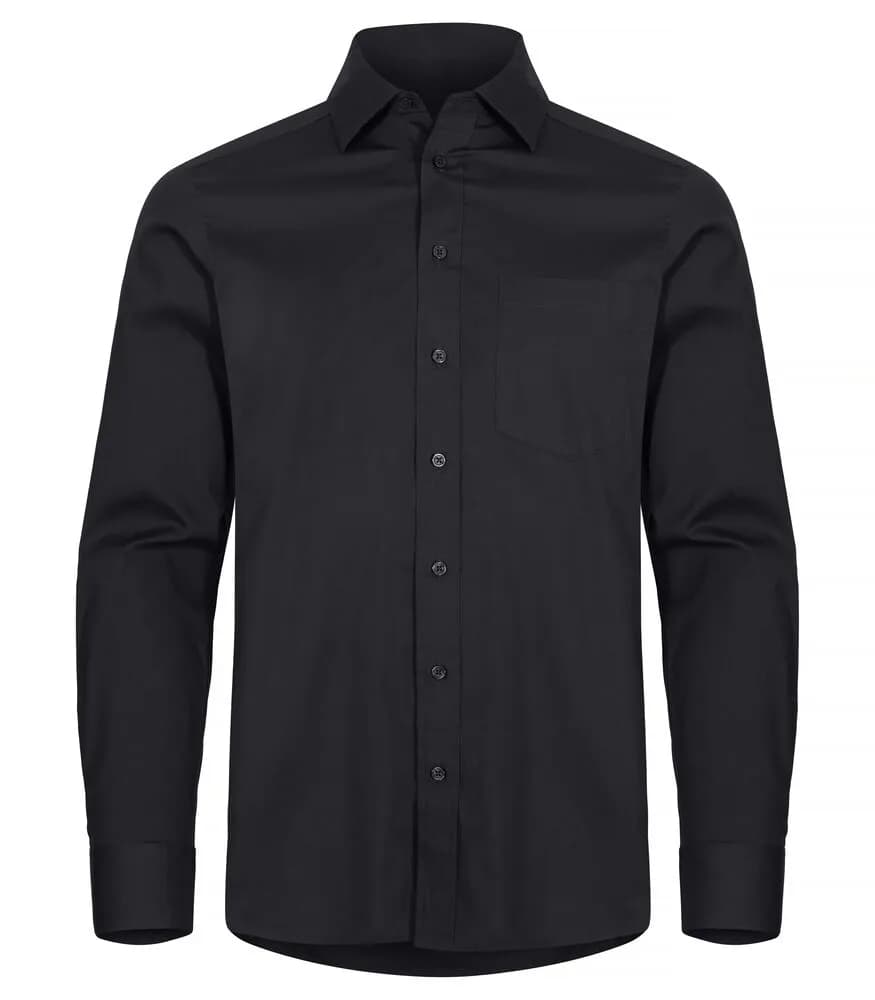 Stretch Shirt L/S - Black