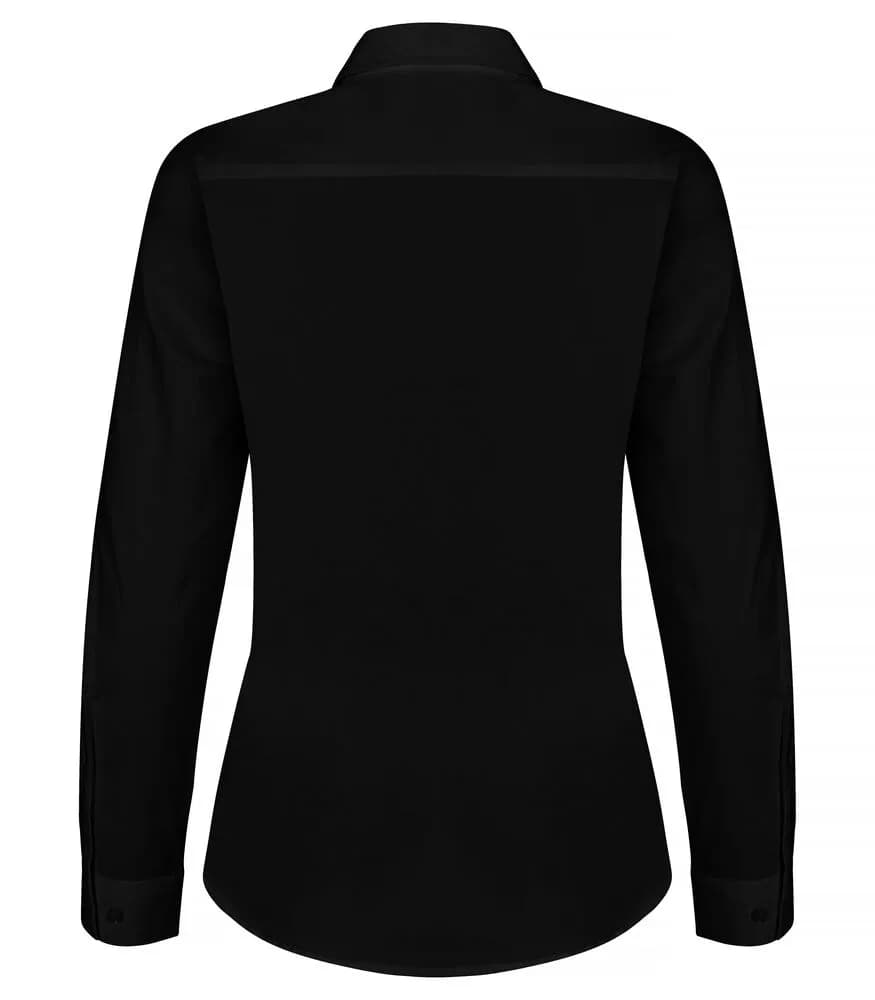 Stretch Shirt L/S Women - Black