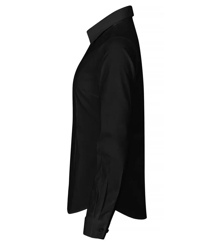 Stretch Shirt L/S Women - Black