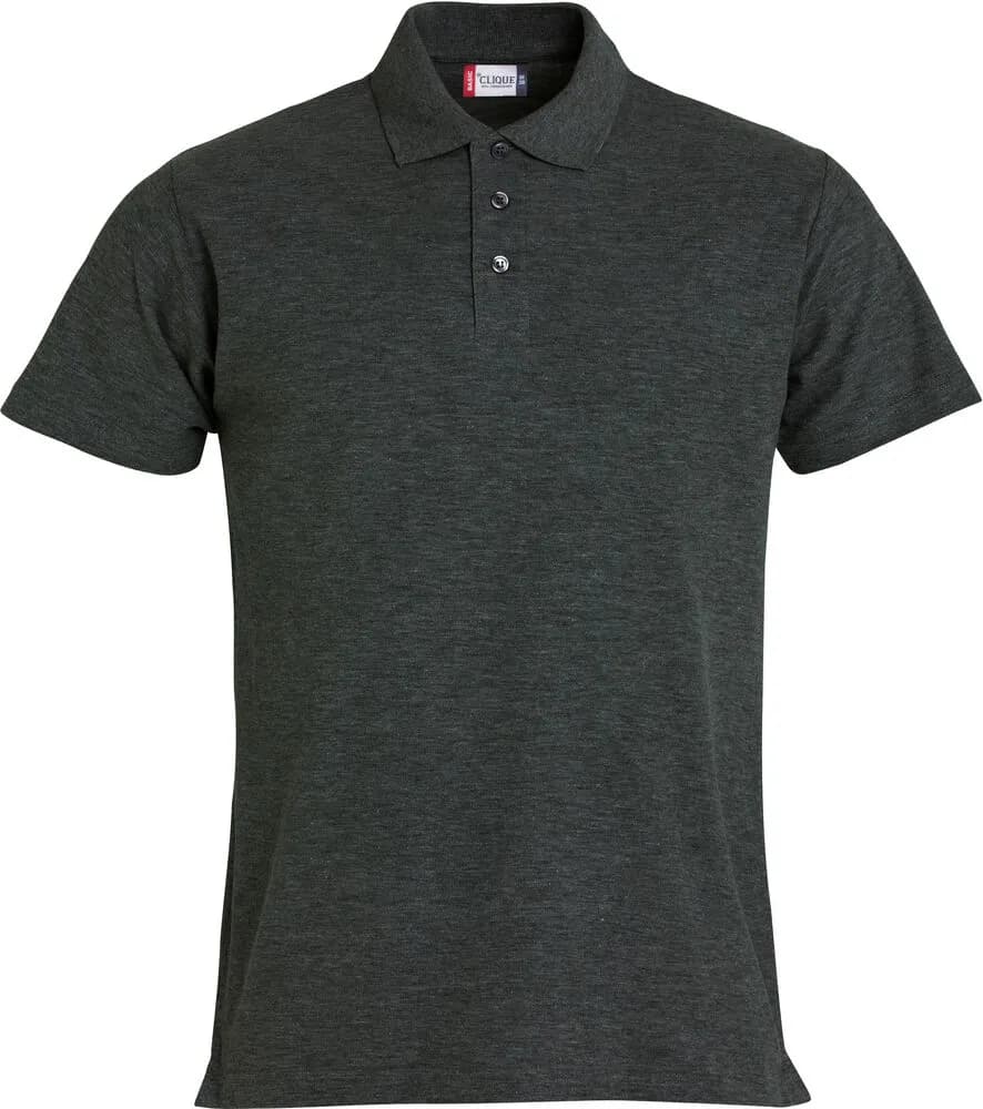 Basic Polo - Anthracite Melange