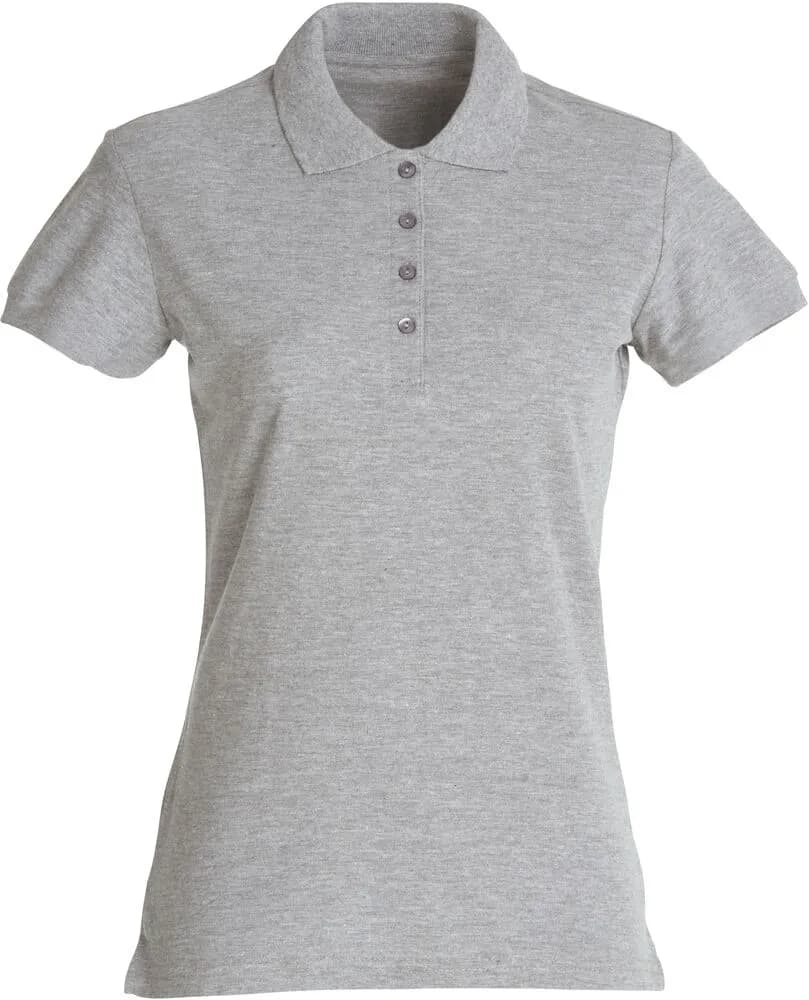 Basic Polo Women - Grey Melange