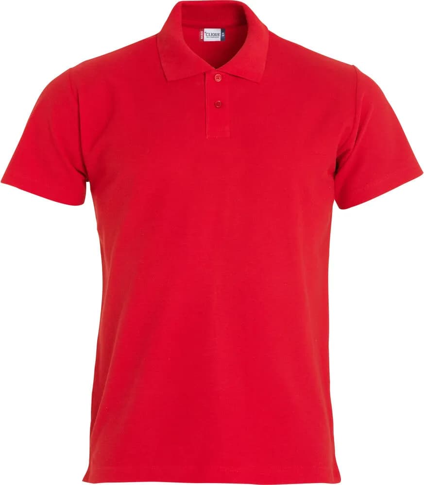 Basic Polo S/S Junior - Red