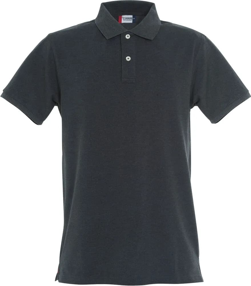 Stretch Premium Polo - Anthracite Melange