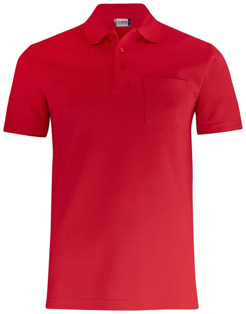 Basic Polo Pocket - Red