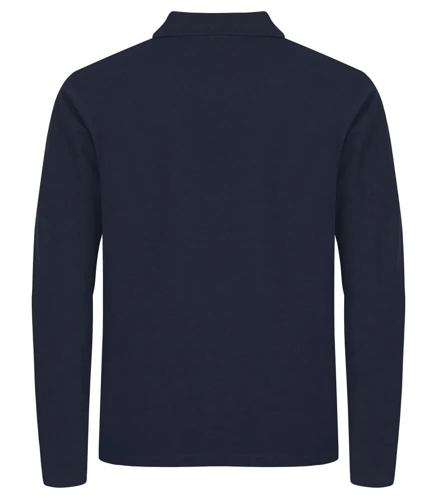 Stretch Premium Polo L/S - Navy