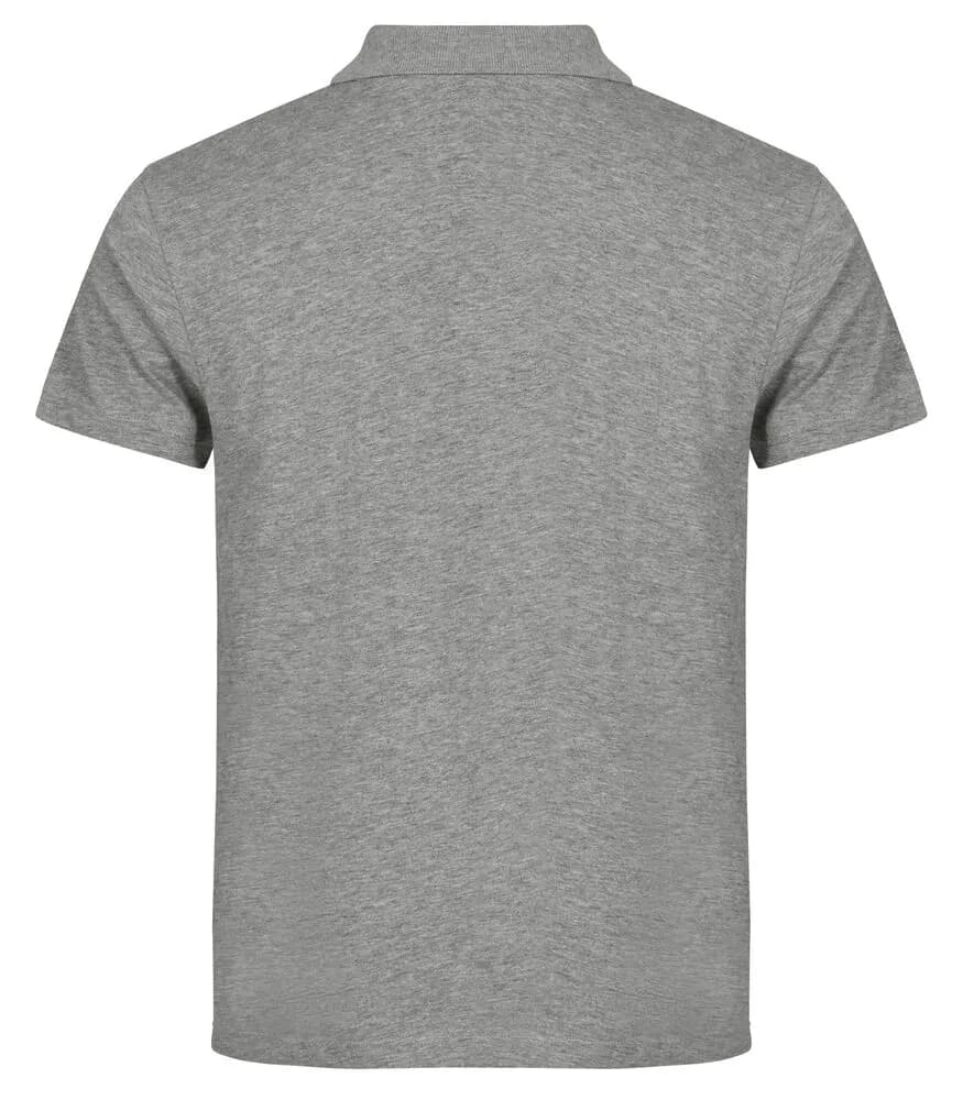 Single Jersey Polo - Grey Melange