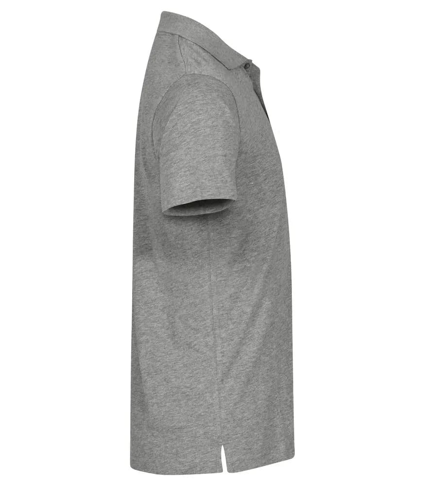 Single Jersey Polo - Grey Melange